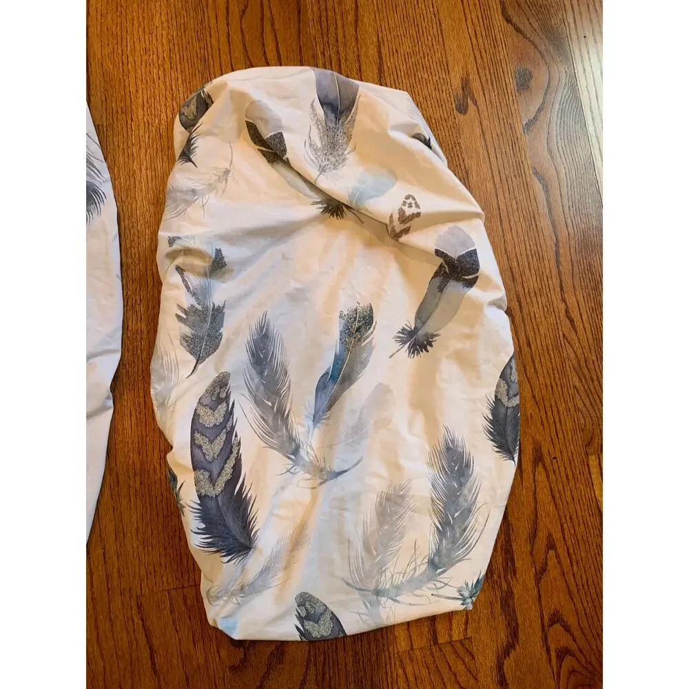 Oila Feathers Crib Sheet Convertible Bassinet Sheet / Changing Pad Cover